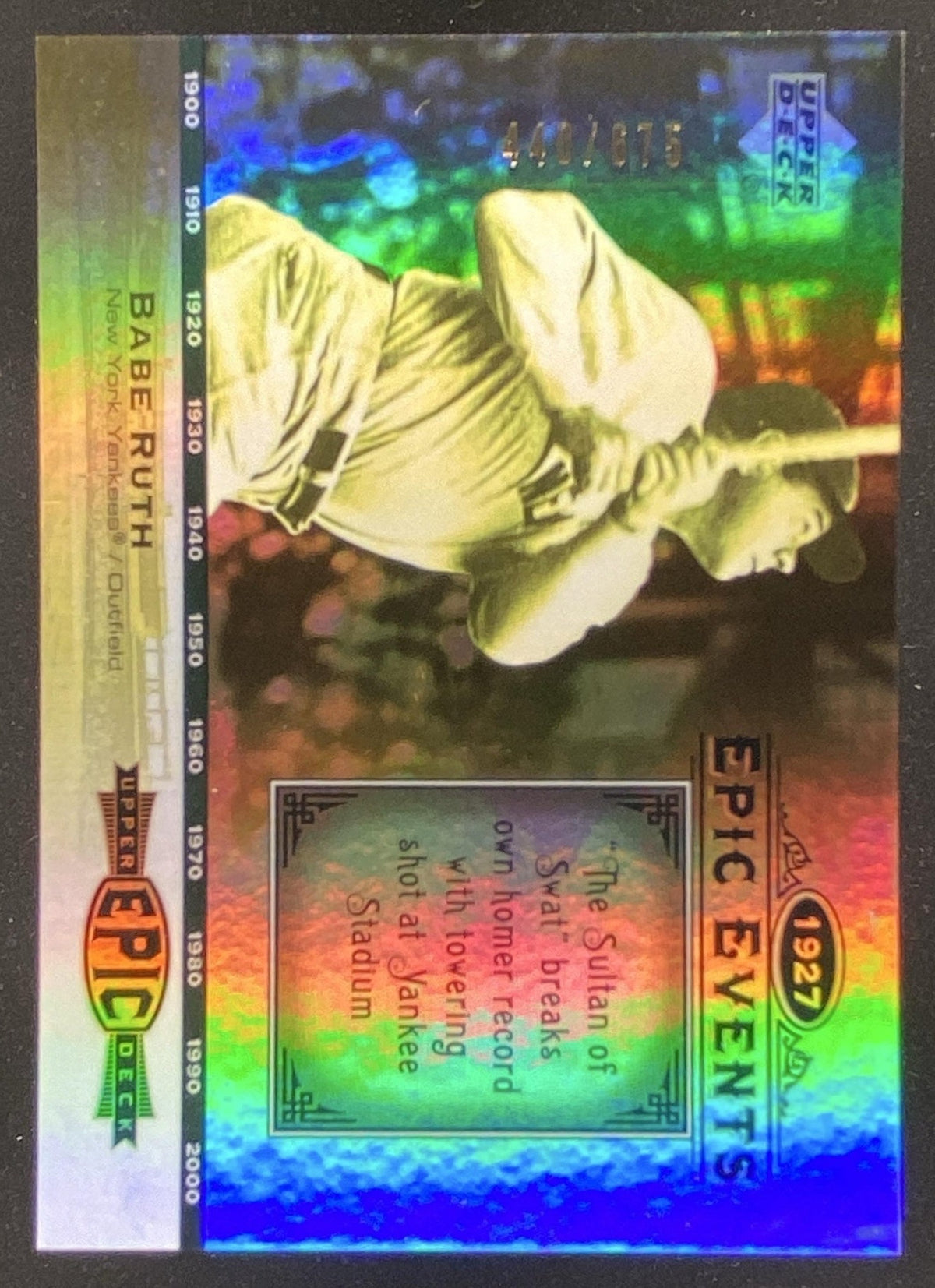 2006 Upper Deck Babe Ruth #EE97 trading card