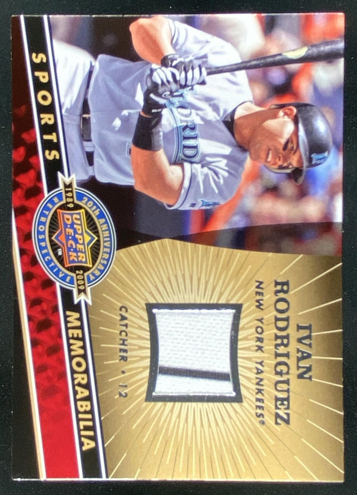 2009 Upper Deck 20th Anniversary Ivan Rodriguez trading card