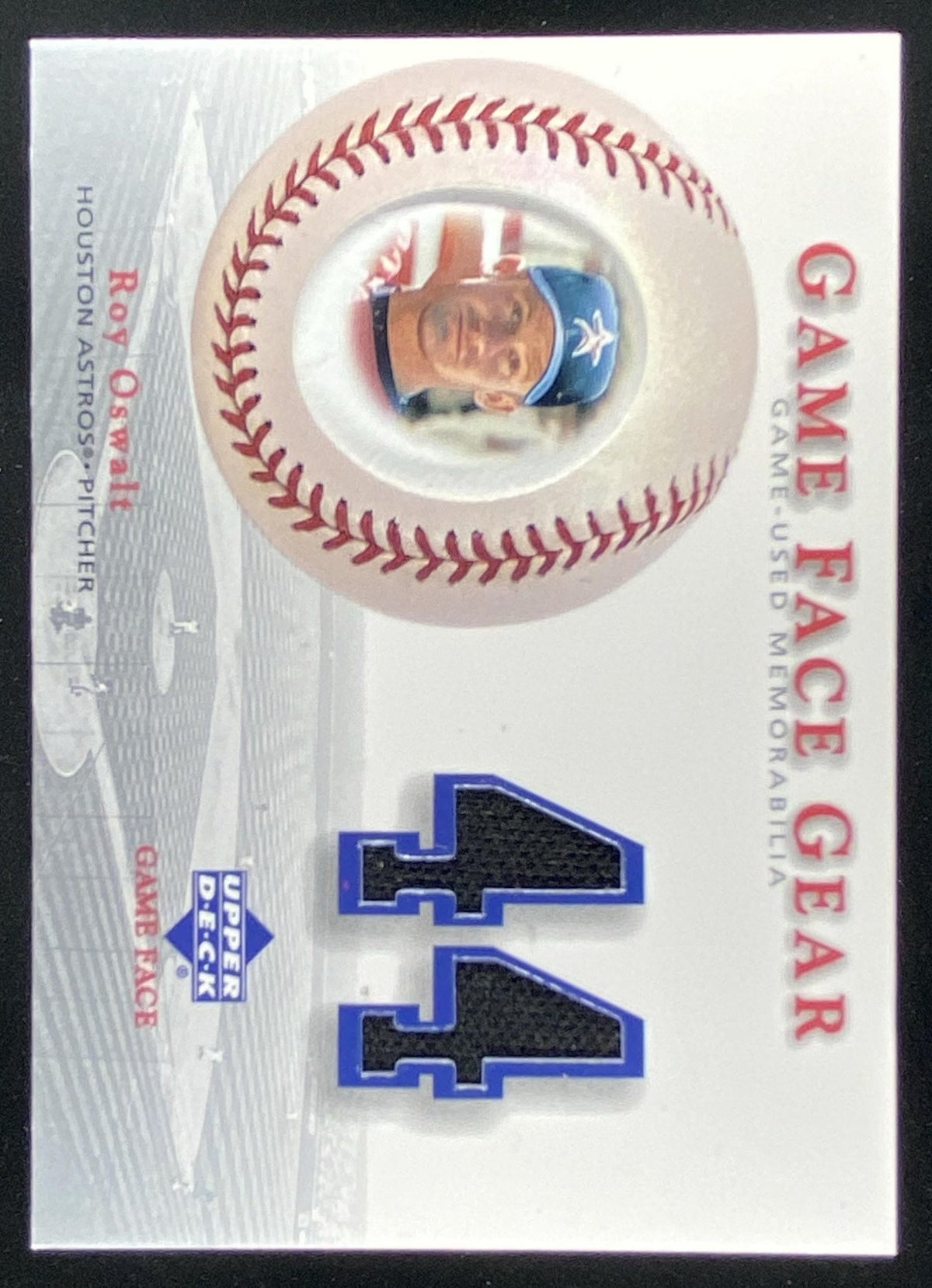 2003 Upper Deck Game Face Roy Oswalt #GG-RO trading card
