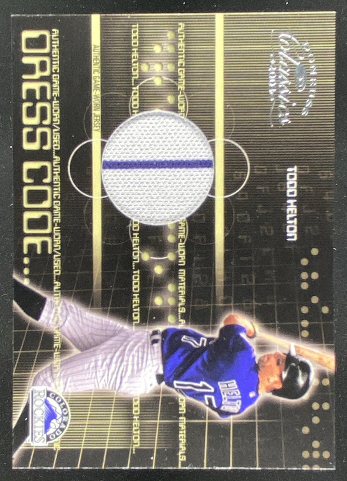 2003 Donruss Classics Todd Helton trading card