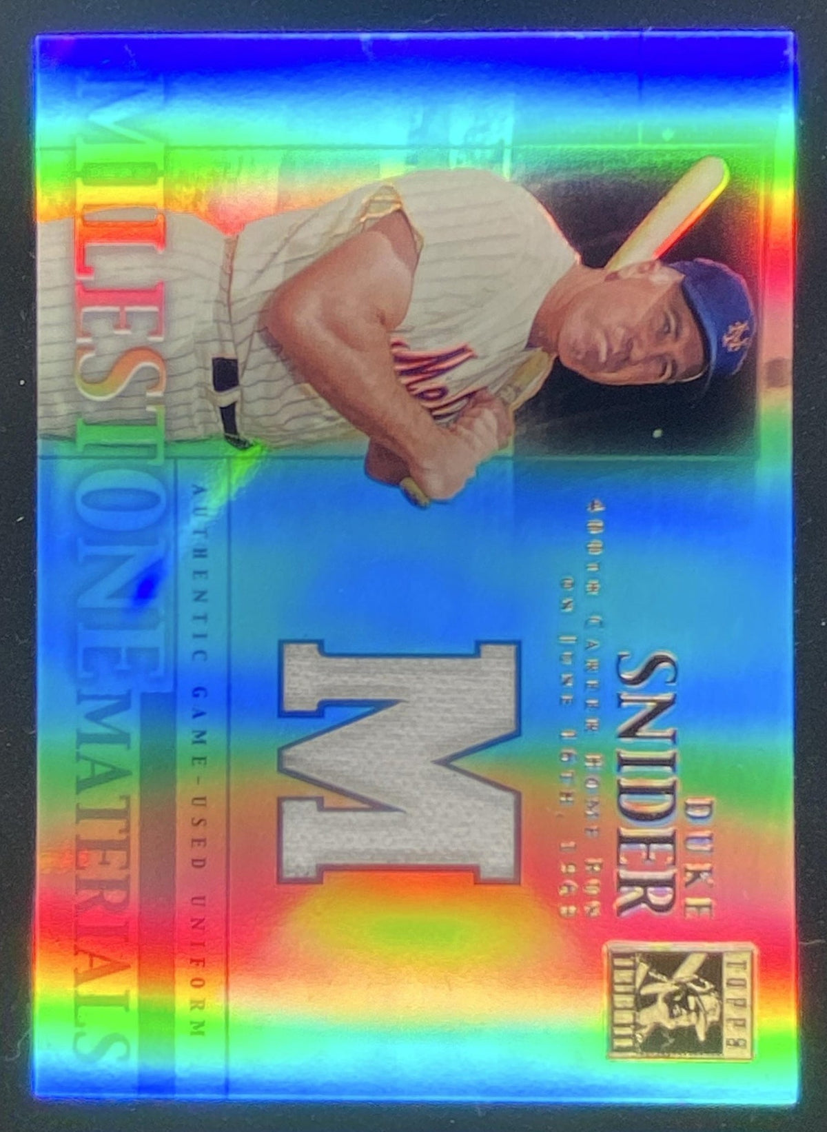 2002 Topps Tribute Duke Snider #MIM-DS trading card