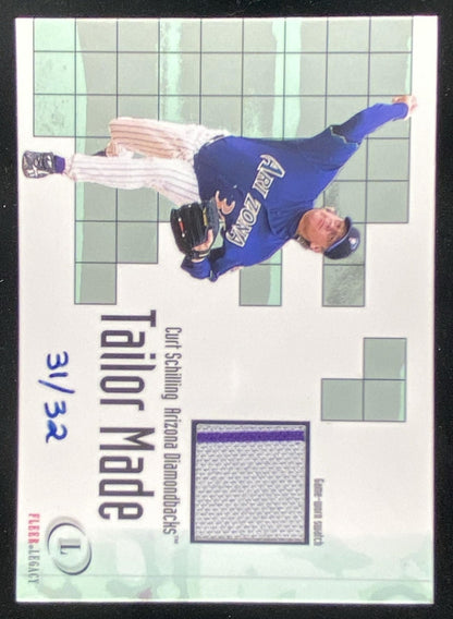 2001 Fleer Legacy Curt Schilling trading card