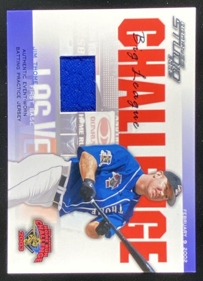 2003 Donruss Studio Jim Thome #BLC-36 trading card