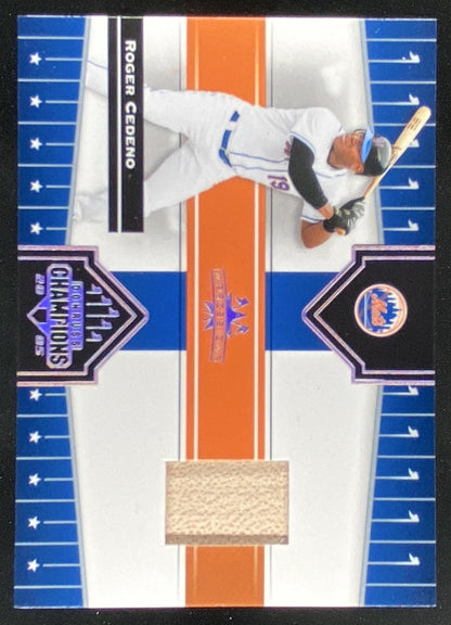 2005 Donruss Champions Roger Cedeno trading card