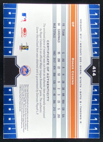2005 Donruss Champions Roger Cedeno trading card