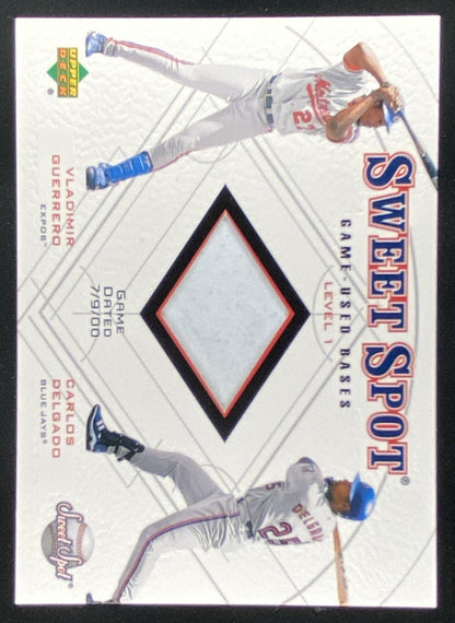 2001 Upper Deck Sweet Spot Vladimir Guerrero / Carlos Delgado trading card