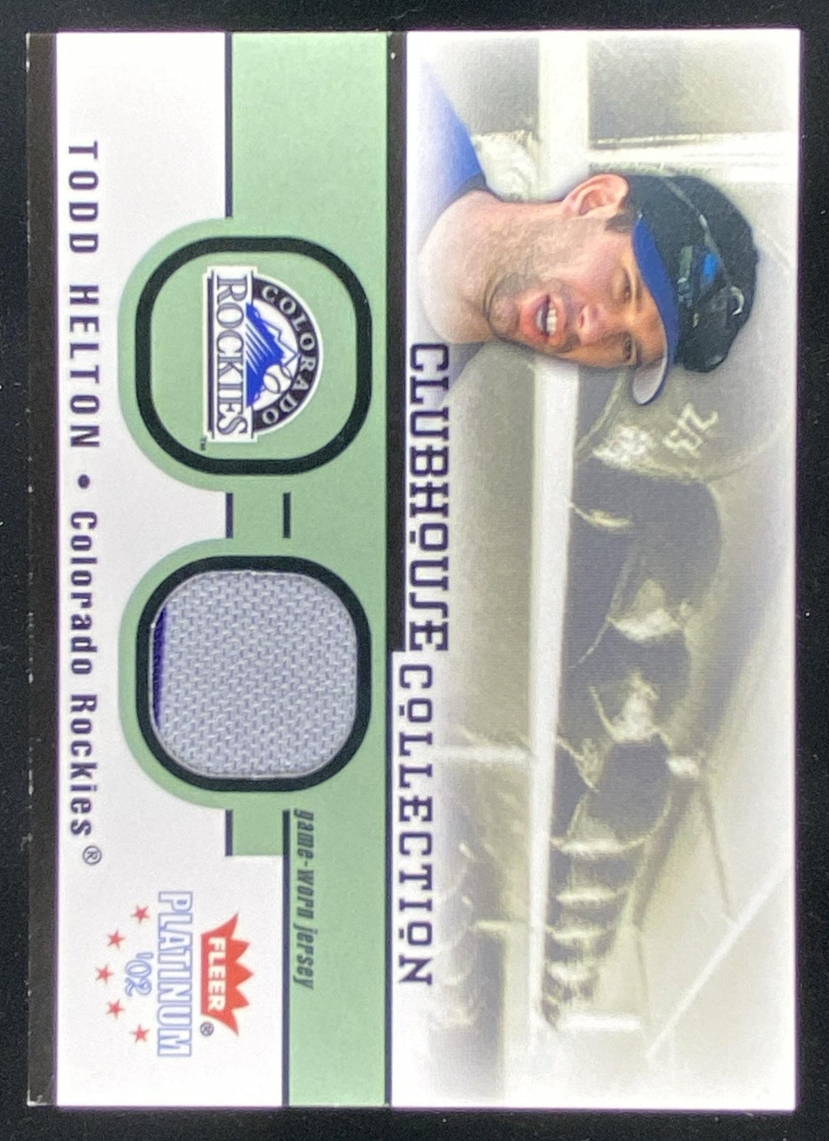 2002 Fleer Platinum Todd Helton trading card