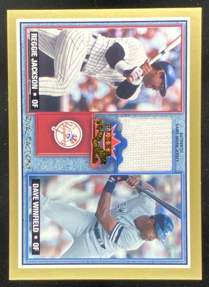 2002 Fleer Fall Classic Reggie Jackson / Dave Winfield trading card