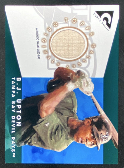 2005 Topps Gallery B.J. Upton #GO-BU trading card