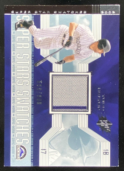 2002 SPx Todd Helton trading card