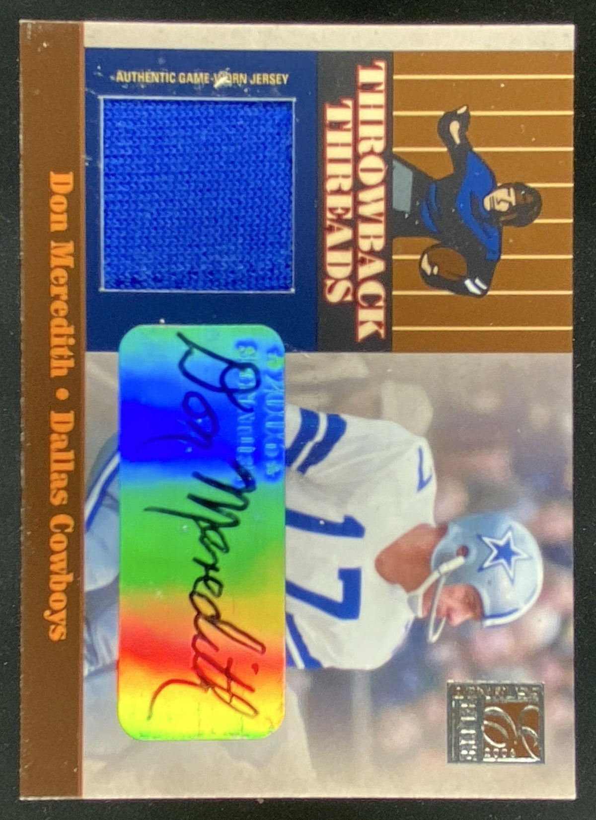2006 Donruss Elite Don Meredith / Troy Aikman trading card