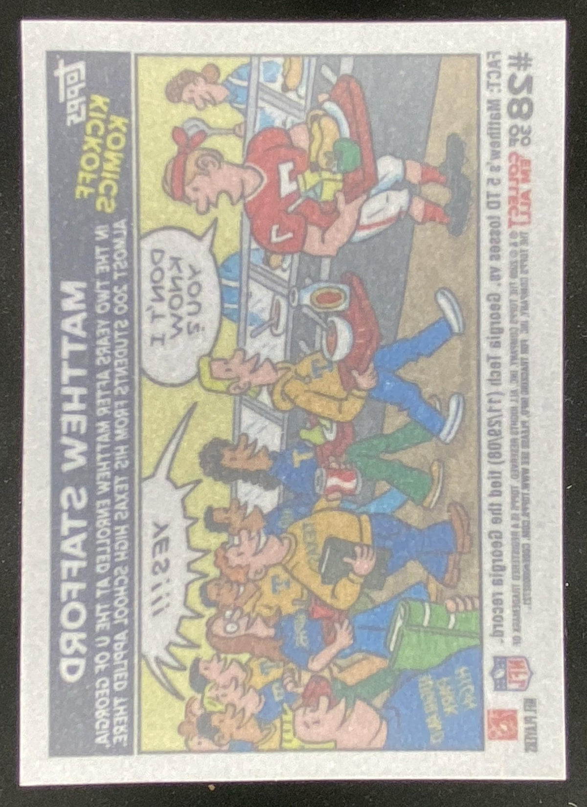 2009 Topps Kickoff Matthew Stafford #28 trading card