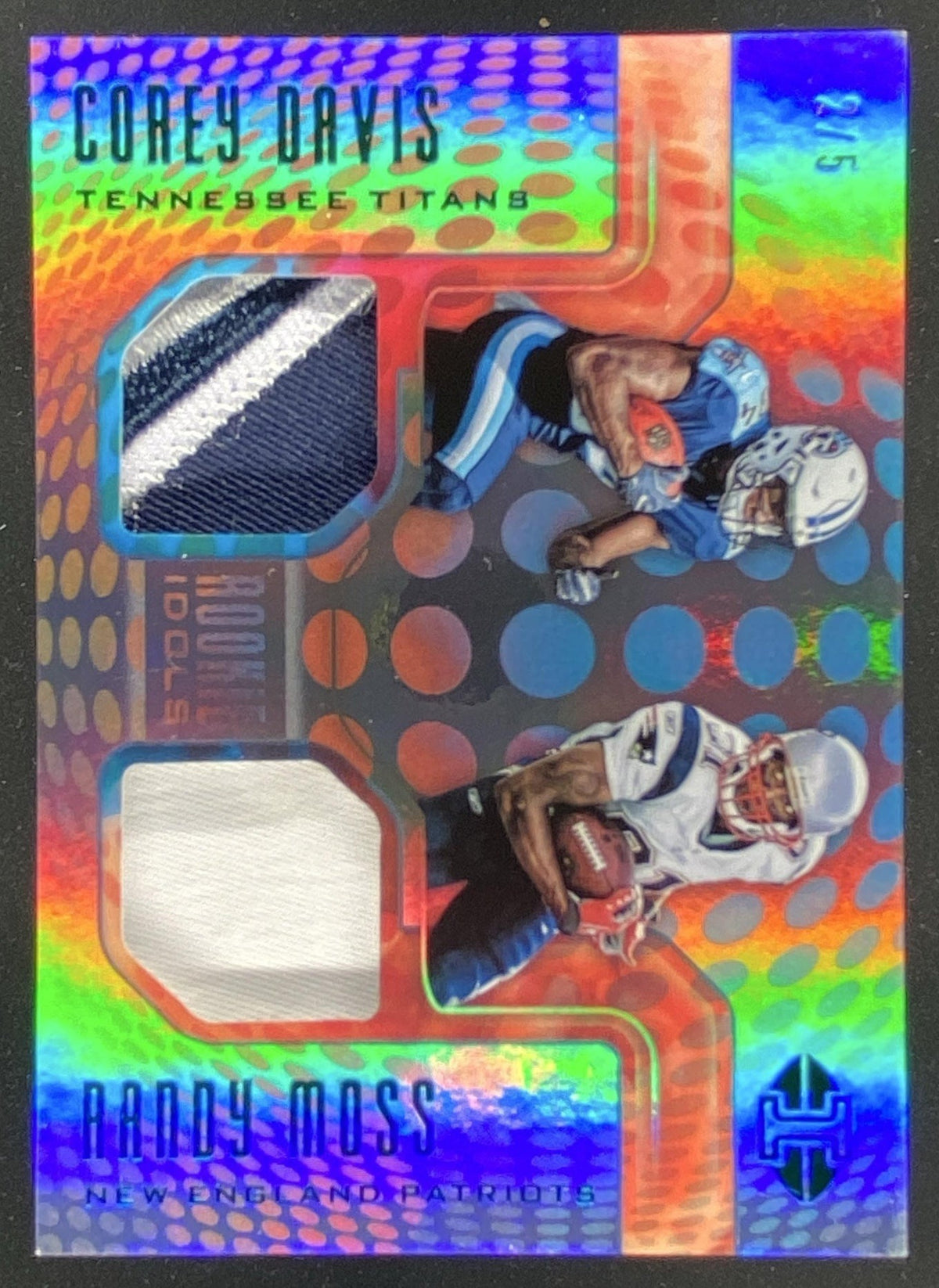2017 Panini Illusions Corey Davis / Randy Moss #RI-14 trading card