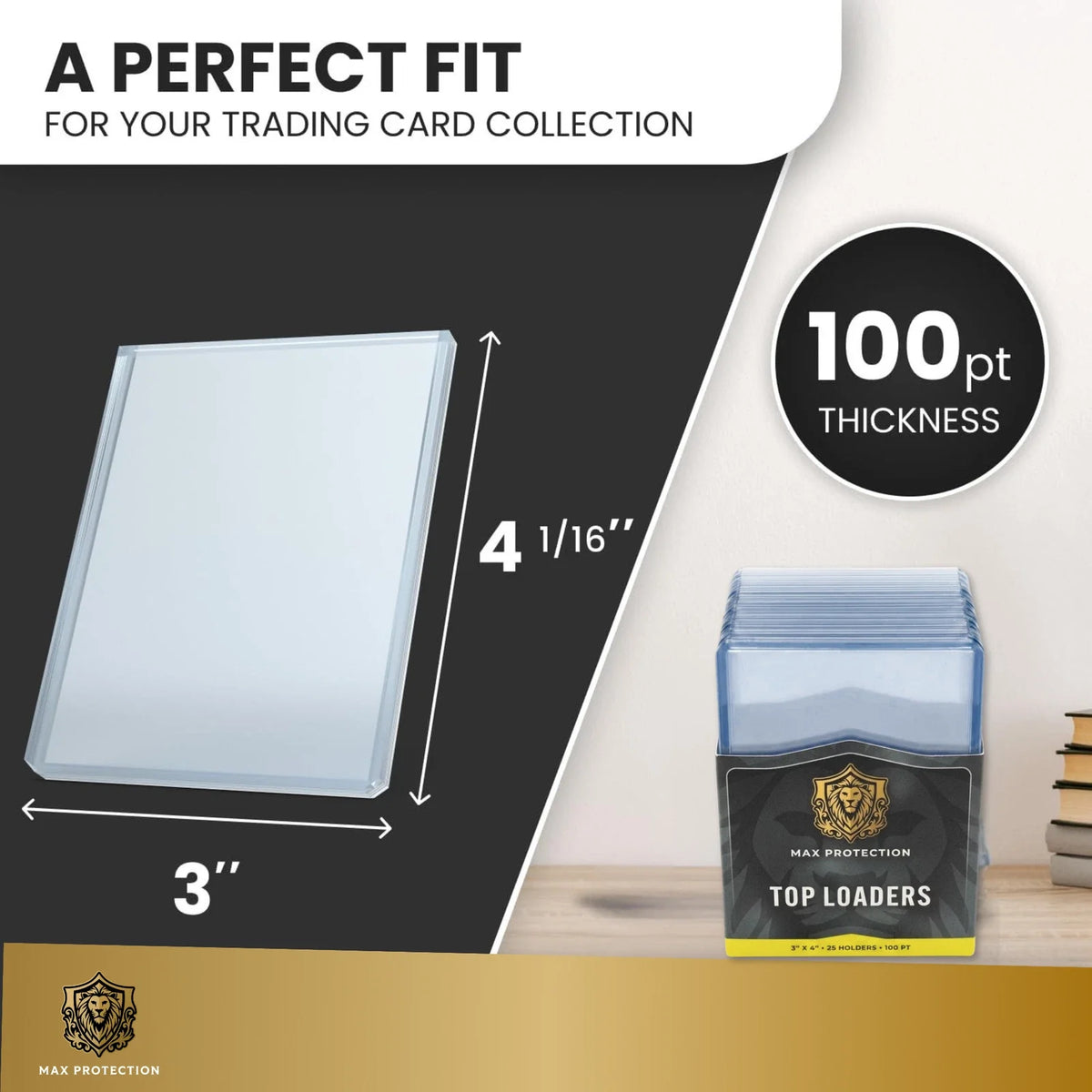 500ct Case Max Protection 100pt Trading Card Toploaders - image 4 | Columbia Sports Cards