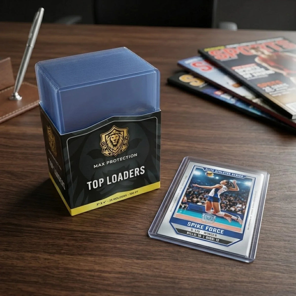 500ct Case Max Protection 100pt Trading Card Toploaders - image 2 | Columbia Sports Cards