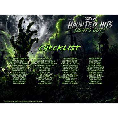 2026 Wild Card Haunted Hits: Lights Out! Mammoth Hobby Box | Columbia Hobby - Sports Card Boxes - Toploaders - Card Savers.