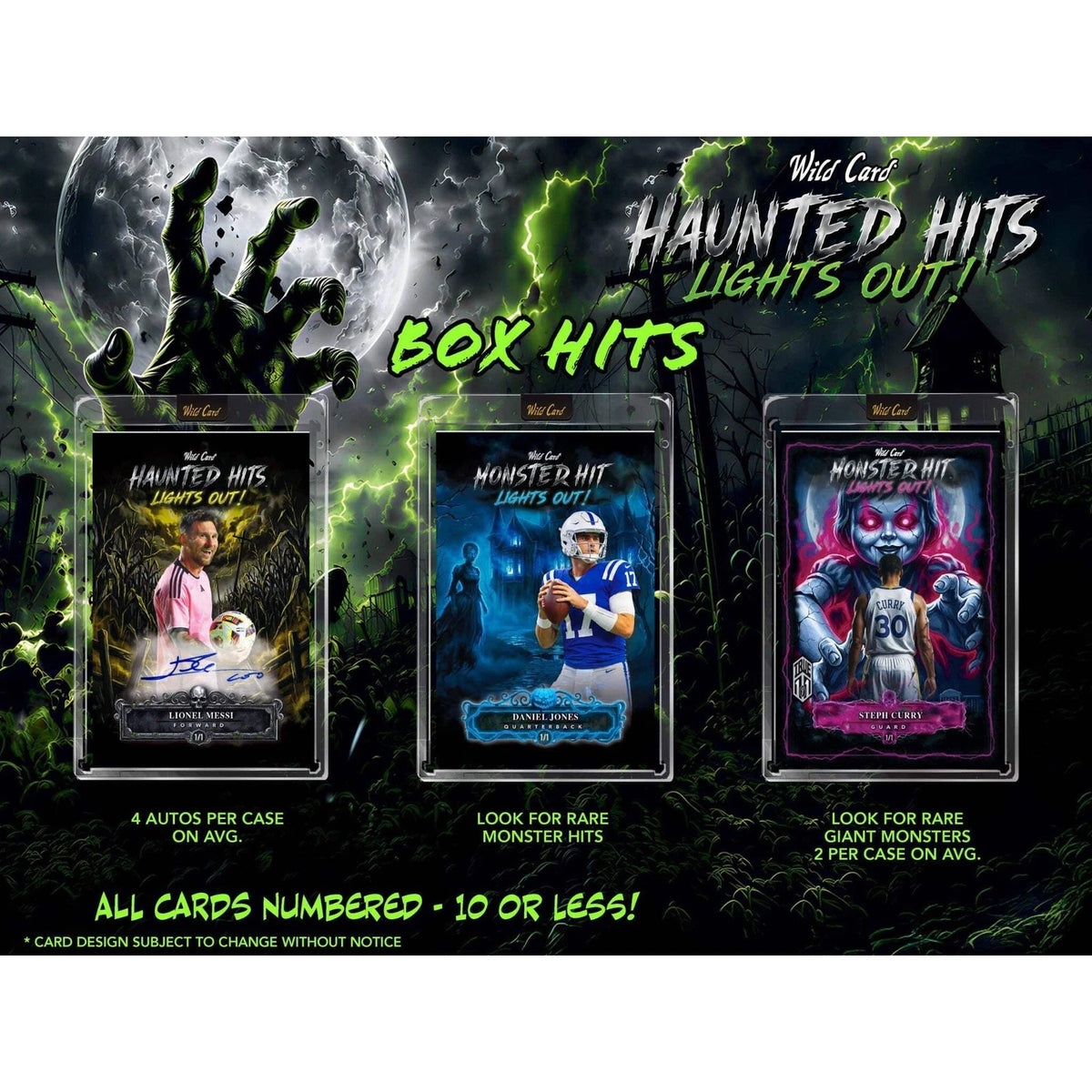 2026 Wild Card Haunted Hits: Lights Out! Mammoth Hobby Box | Columbia Hobby - Sports Card Boxes - Toploaders - Card Savers.
