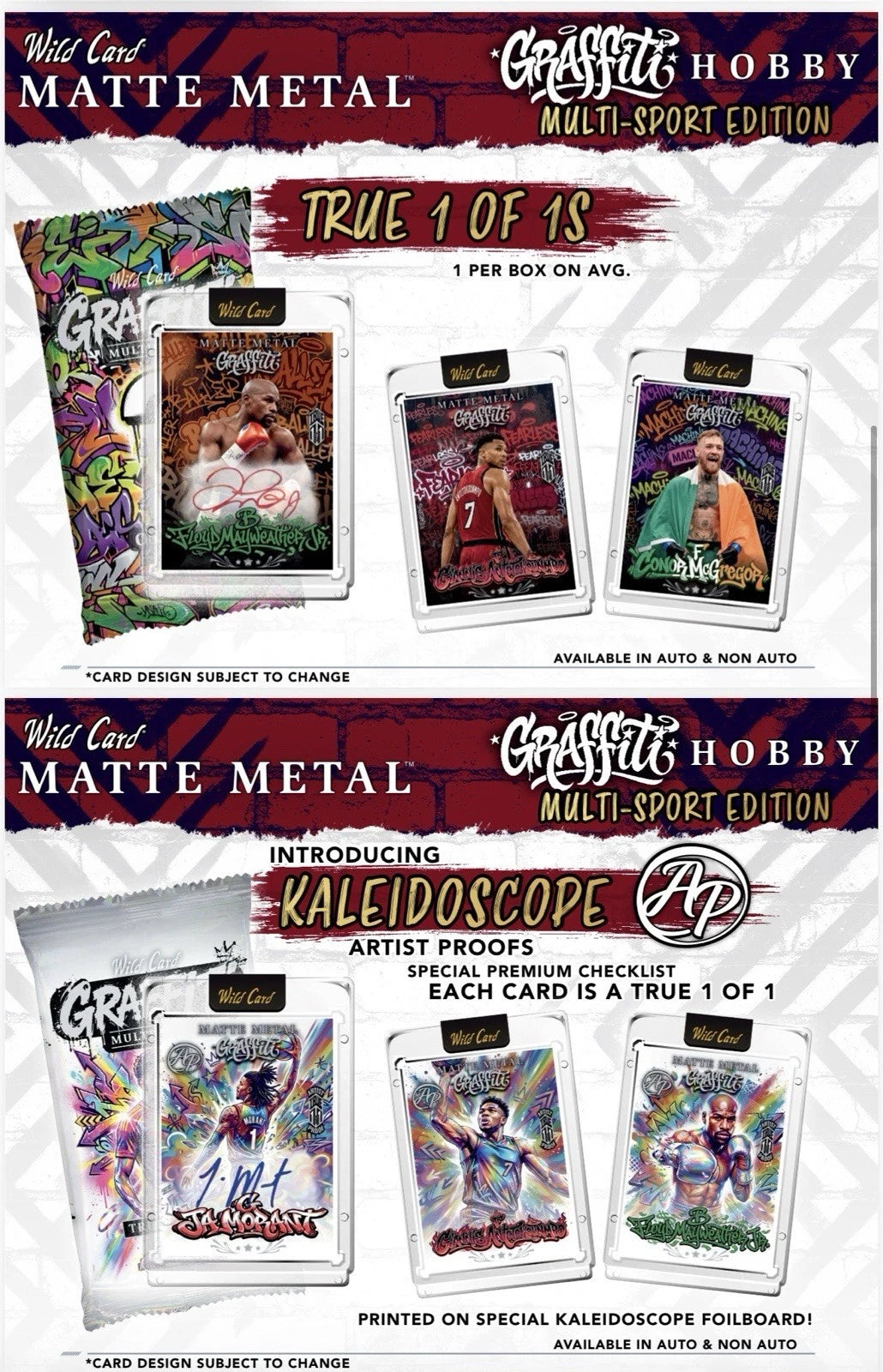 2026 Wild Card Matte Metal Graffiti Multi-Sport Edition Box | Columbia Hobby - Sports Card Boxes - Toploaders - Card Savers.