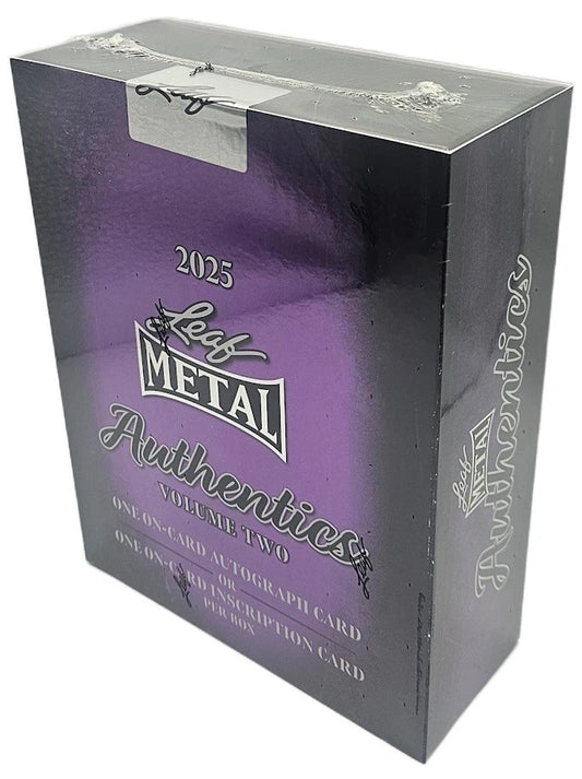 2025 Leaf Metal Authentics Volume 2 Hobby Box