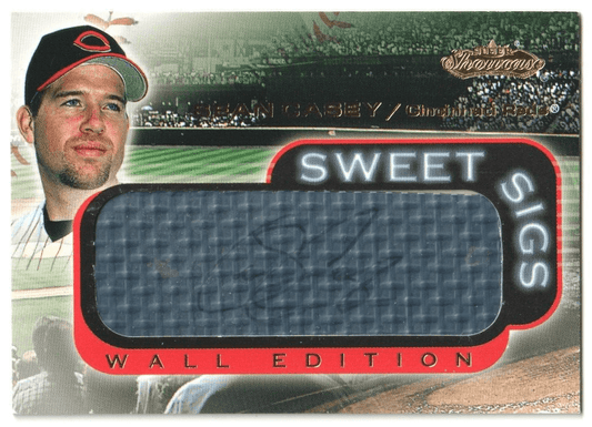 SEAN CASEY 2001 Fleer Showcase Sweet Sigs Autograph Auto - REDS - Columbia Hobby - Sports Card Boxes - Toploaders - Card Savers