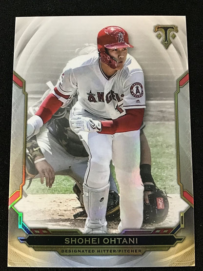 Shohei Ohtani 2019 Topps Triple Threads #87 Los Angeles Angels - Columbia Hobby - Sports Card Boxes - Toploaders - Card Savers