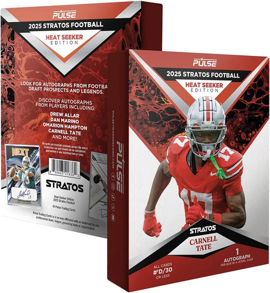 2025 Pulse Stratos Football Heat Seekers Edition Box