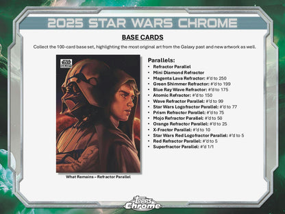 Star Wars Chrome Galaxy Hobby Box (Topps 2025) | Columbia Sports Cards - Columbia Hobby - Sports Card Boxes - Toploaders - Card Savers