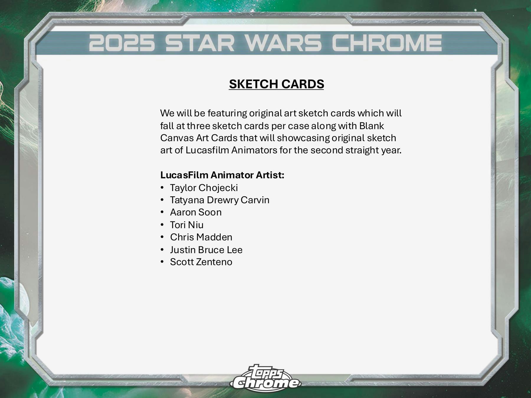 Star Wars Chrome Galaxy Hobby Box (Topps 2025) | Columbia Sports Cards - Columbia Hobby - Sports Card Boxes - Toploaders - Card Savers