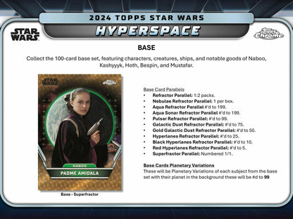 Star Wars Hyperspace Hobby Box (Topps 2025) - Columbia Hobby - Sports Card Boxes - Toploaders - Card Savers