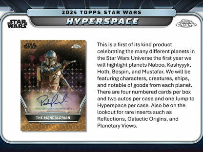 Star Wars Hyperspace Hobby Box (Topps 2025) - Columbia Hobby - Sports Card Boxes - Toploaders - Card Savers