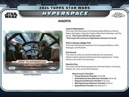 Star Wars Hyperspace Hobby Box (Topps 2025) - Columbia Hobby - Sports Card Boxes - Toploaders - Card Savers