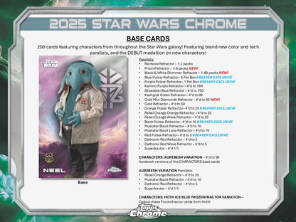 Star Wars Chrome Hobby Box (Topps 2025) | Columbia Sports Cards
