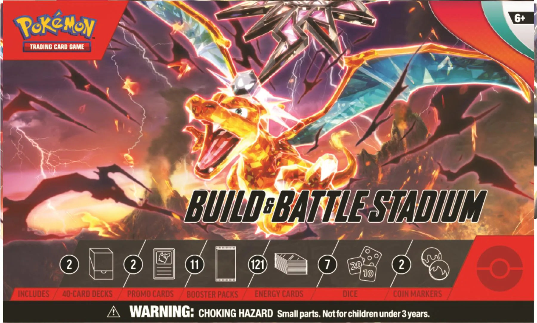 Pokémon Scarlet & Violet: Obsidian Flames Build & Battle Stadium Box