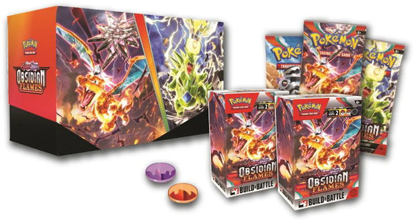 Pokémon Scarlet & Violet: Obsidian Flames Build & Battle Stadium Box