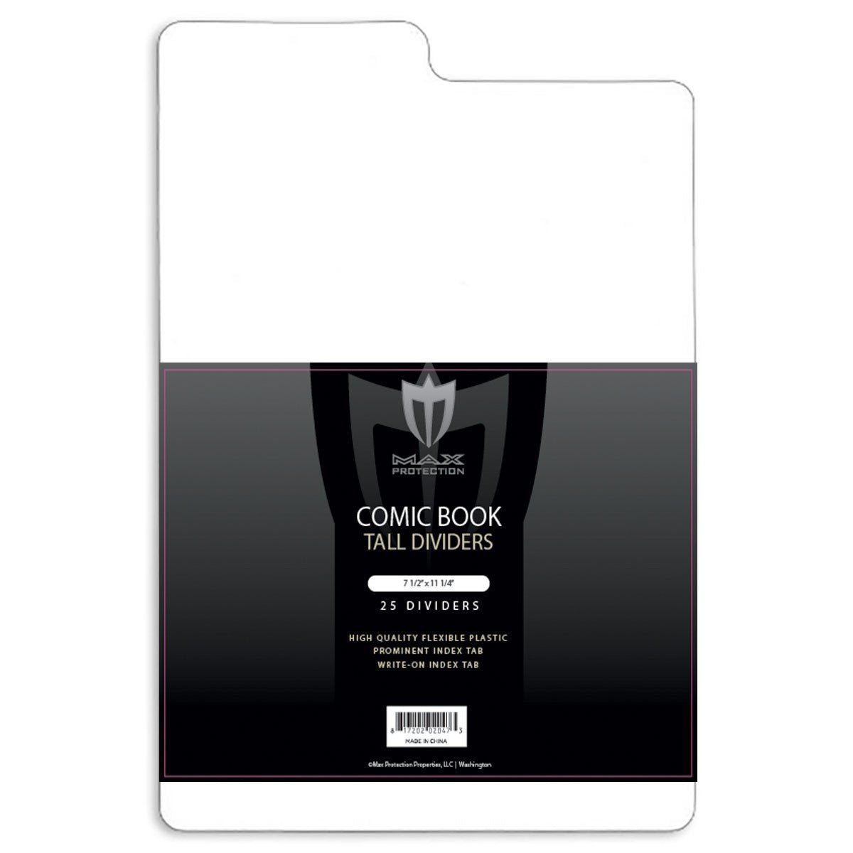 Tall Comic Book Dividers - 300ct Case - Columbia Hobby - Sports Card Boxes - Toploaders - Card Savers