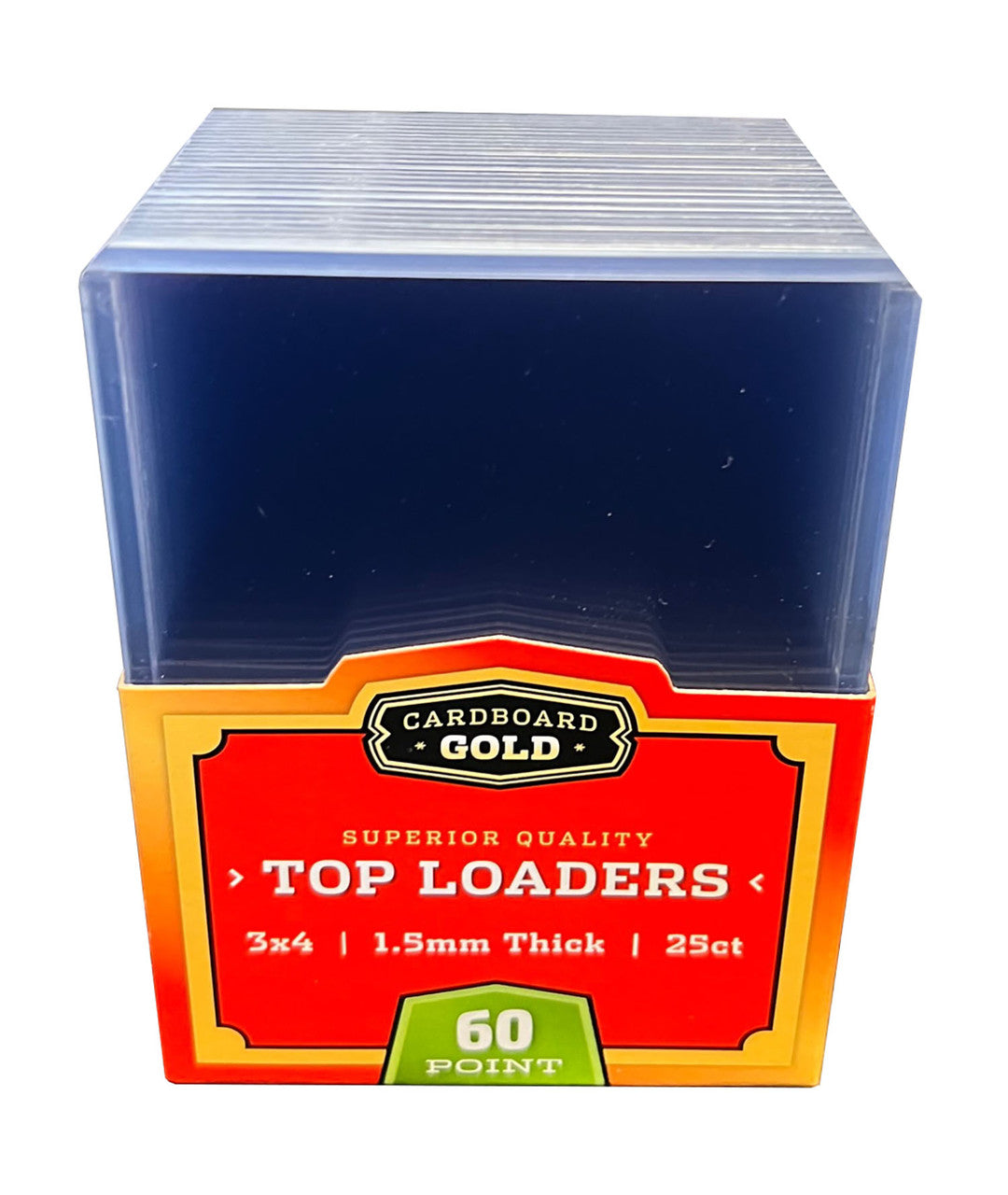 25ct Ultra CBG Pro Thick Card Toploaders Holders - 1.5mm - 60pt
