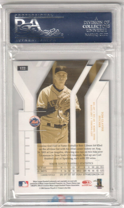 TOM GLAVINE 2004 Donruss Elite /24 Status Gold PSA 10 GEM MINT - BRAVES Pop 1 - Columbia Hobby - Sports Card Boxes - Toploaders - Card Savers