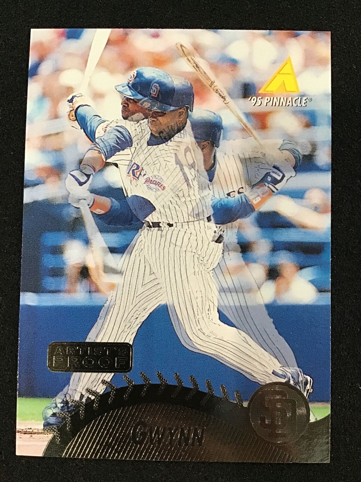 Tony Gwynn 1995 Pinnacle #93 Artist's Proofs San Diego Padres - Columbia Hobby - Sports Card Boxes - Toploaders - Card Savers