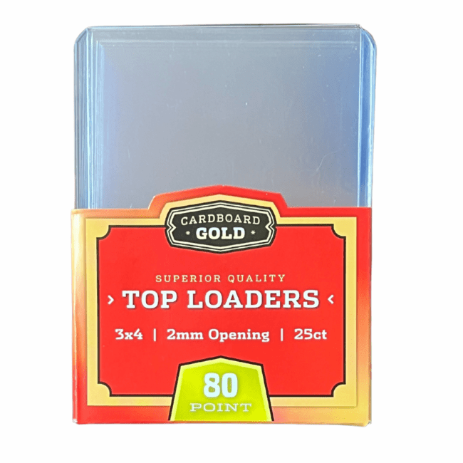 Cardboard Gold 80pt Thick Card Toploaders - Columbia Sports Cards