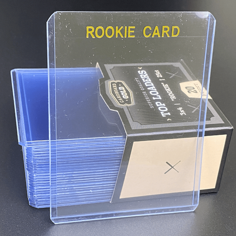 100ct (4 Packs) 3x4 Card Topload Holder - Rookie Gold Imprint