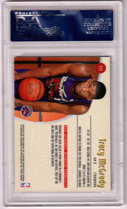 TRACY McGRADY 1997 - 98 Bowman's Best Rookie RC #111 PSA 10 GEM MINT - RAPTORS - Columbia Hobby - Sports Card Boxes - Toploaders - Card Savers