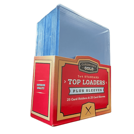 Ultra CBG Pro Regular Card Size Toploaders with Soft Sleeves Combo Pack - 25ct - Columbia Hobby - Sports Card Boxes - Toploaders - Card Savers