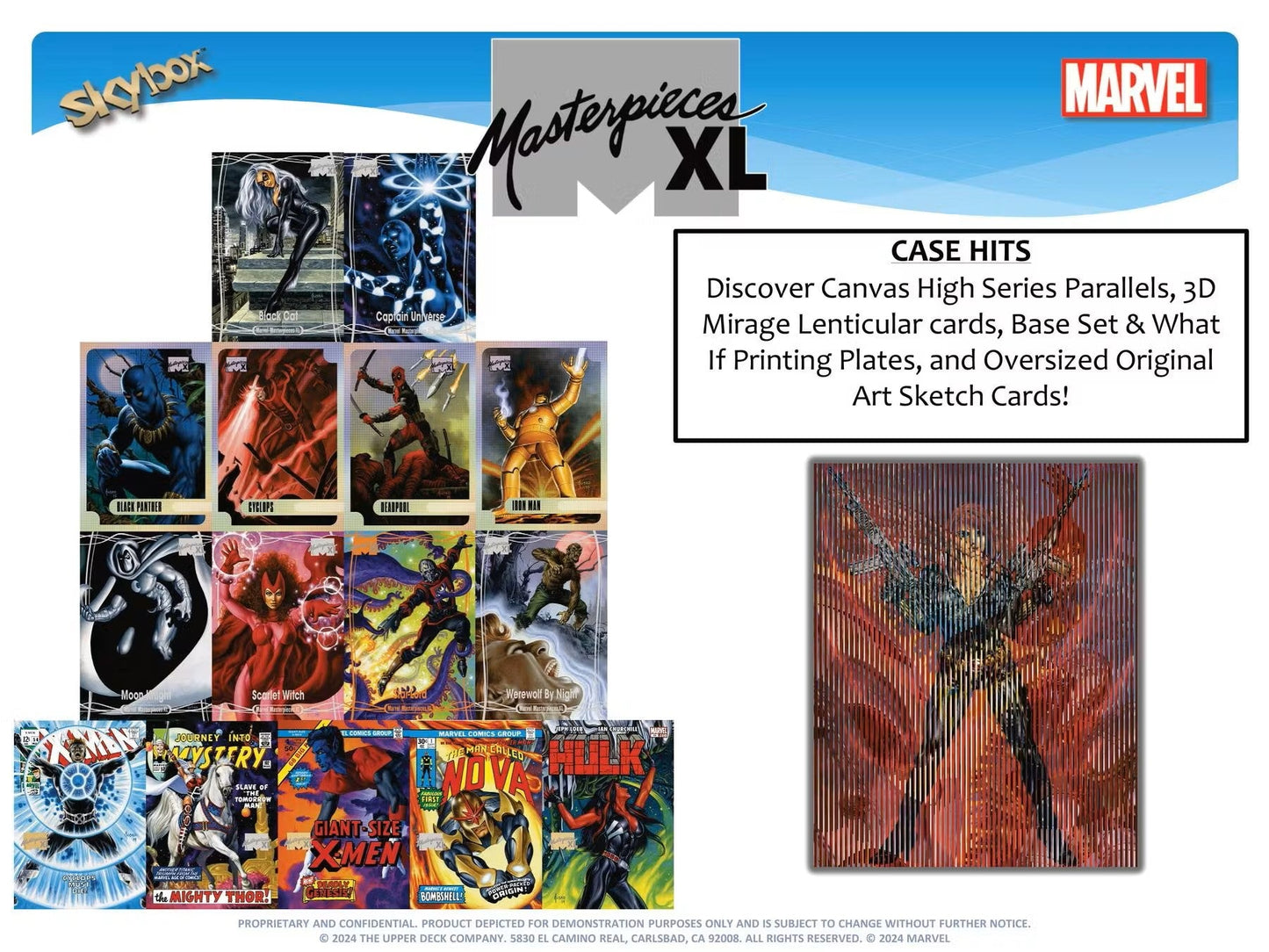 Upper Deck 2024 Marvel Masterpieces XL (featuring Joe Jusko) Hobby Box - Columbia Hobby - Sports Card Boxes - Toploaders - Card Savers
