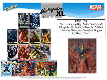 Upper Deck 2024 Marvel Masterpieces XL (featuring Joe Jusko) Hobby Box - Columbia Hobby - Sports Card Boxes - Toploaders - Card Savers