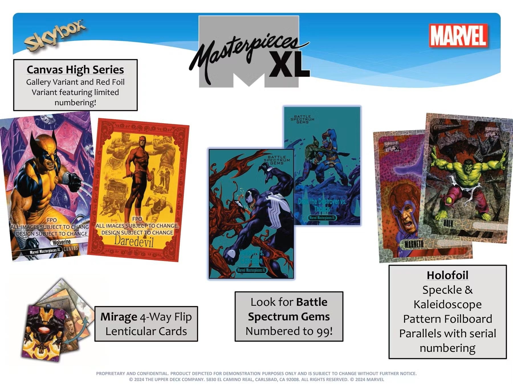Upper Deck 2024 Marvel Masterpieces XL (featuring Joe Jusko) Hobby Box - Columbia Hobby - Sports Card Boxes - Toploaders - Card Savers