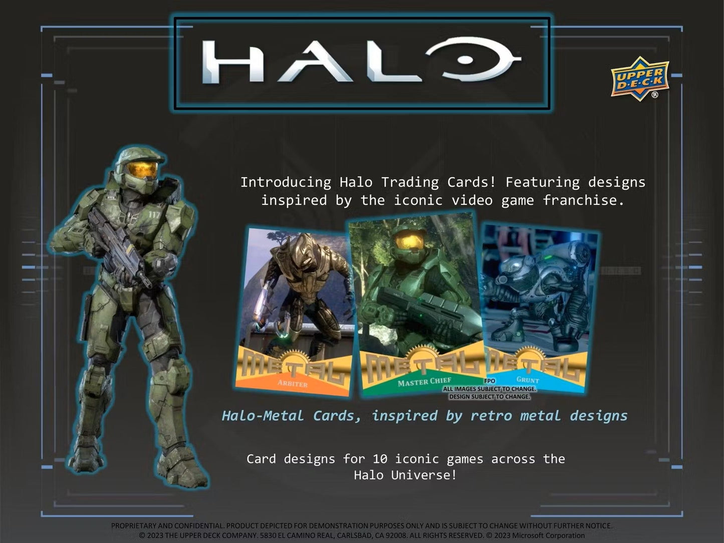 Upper Deck Halo: Legacy Collection Trading Cards Hobby Box - Columbia Hobby - Sports Card Boxes - Toploaders - Card Savers