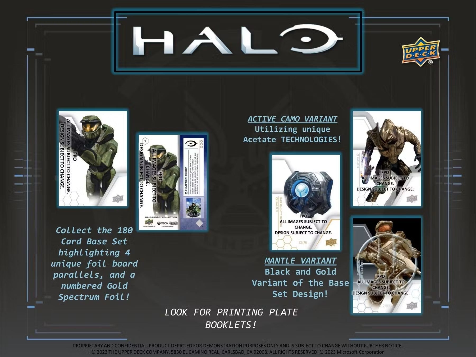 Upper Deck Halo: Legacy Collection Trading Cards Hobby Box - Columbia Hobby - Sports Card Boxes - Toploaders - Card Savers