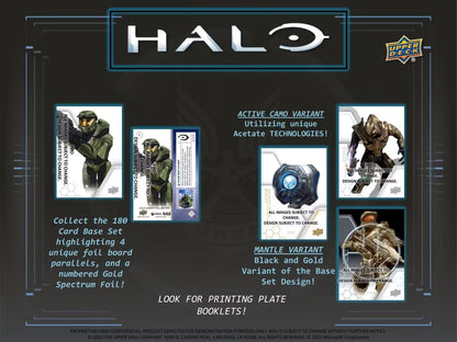 Upper Deck Halo: Legacy Collection Trading Cards Hobby Box - Columbia Hobby - Sports Card Boxes - Toploaders - Card Savers