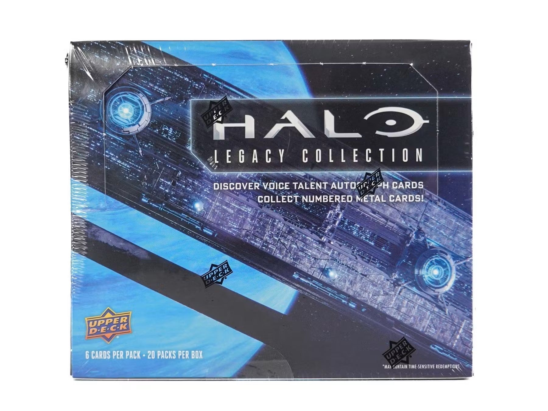 Upper Deck Halo: Legacy Collection Trading Cards Hobby Box - Columbia Hobby - Sports Card Boxes - Toploaders - Card Savers