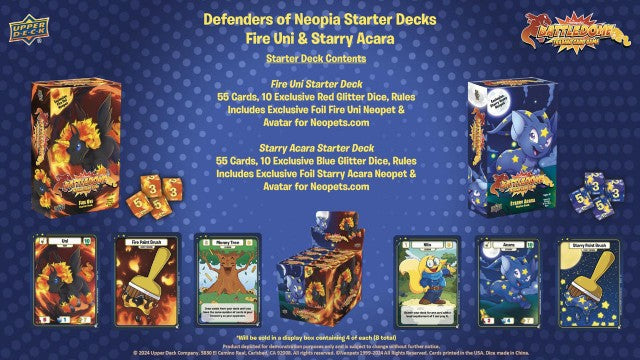 Upper Deck Neopets Battledome Defenders of Neopia Booster Box